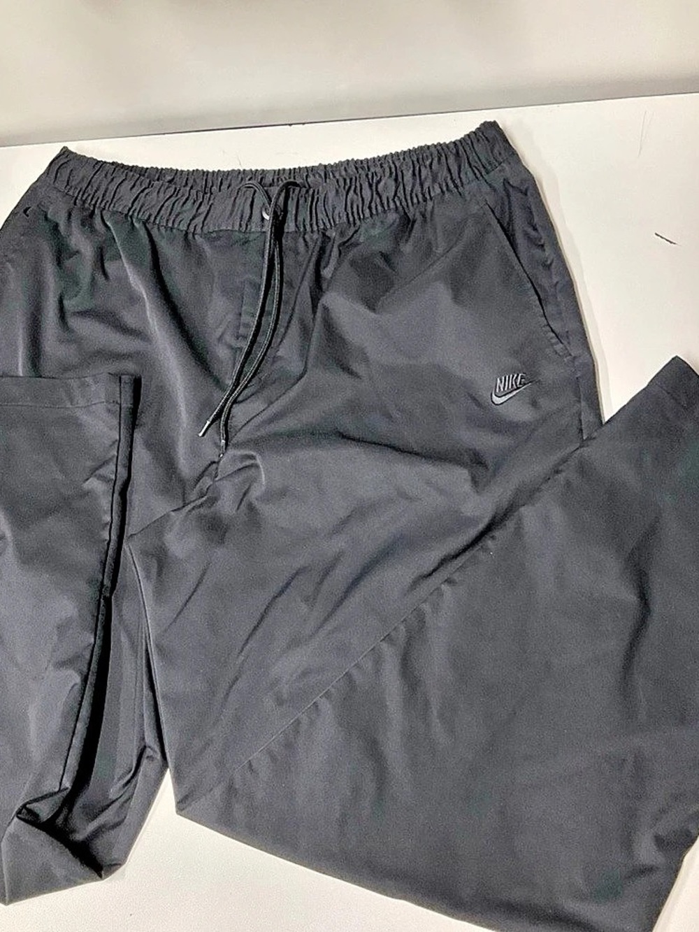 Nike Tech Woven Pants Men's Black Nylon Joggers XXL